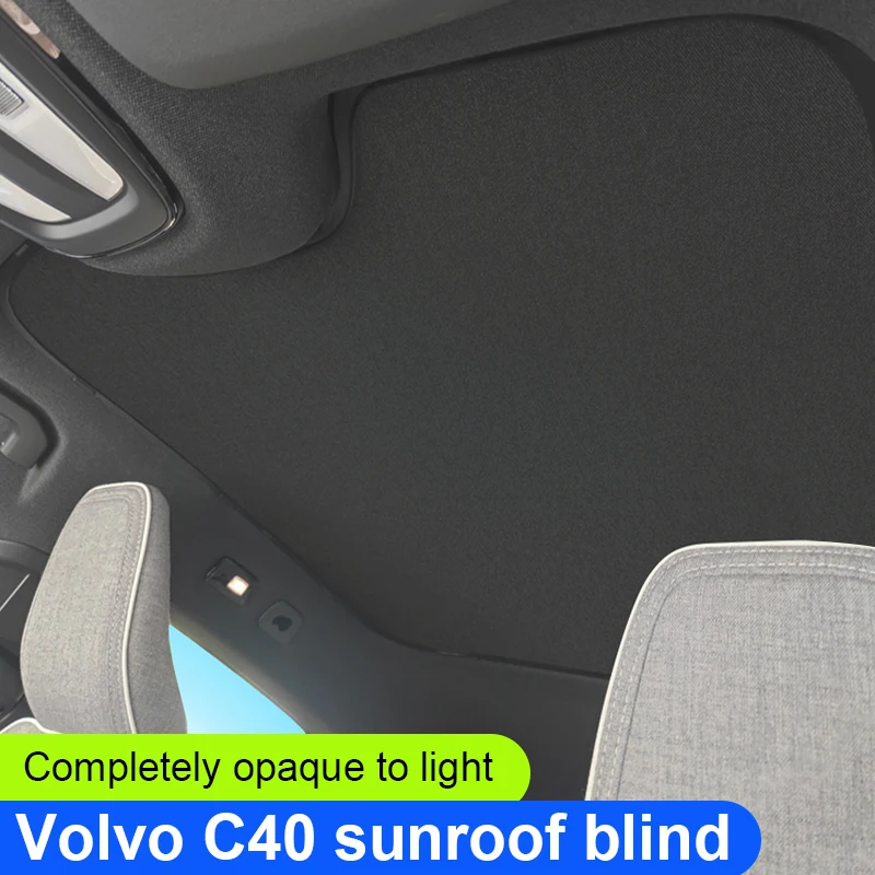 

Car heat insulation Sunroof Sunshade Covers For VOLVO C40 2022 2023 2024 Heat Insulation Skylight Sunshade Buckle Sun Shades