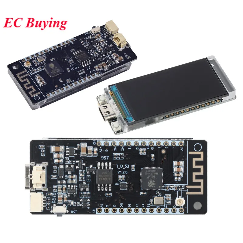 ESP32-S3 1.9 inch T-Display ST7789 LCD Display Development Board WIFI Bluetooth-Compatibl 5.0 Wireless Module 170*320 Resolution
