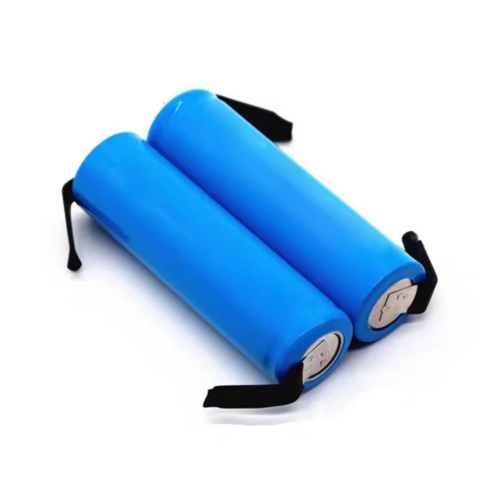1PCS 14500 LiFePO4 Battery 3.2V 600mAh with solder tabs for Shaver  Facial cleanser Drone Balance car Smart bracelet Doorbell