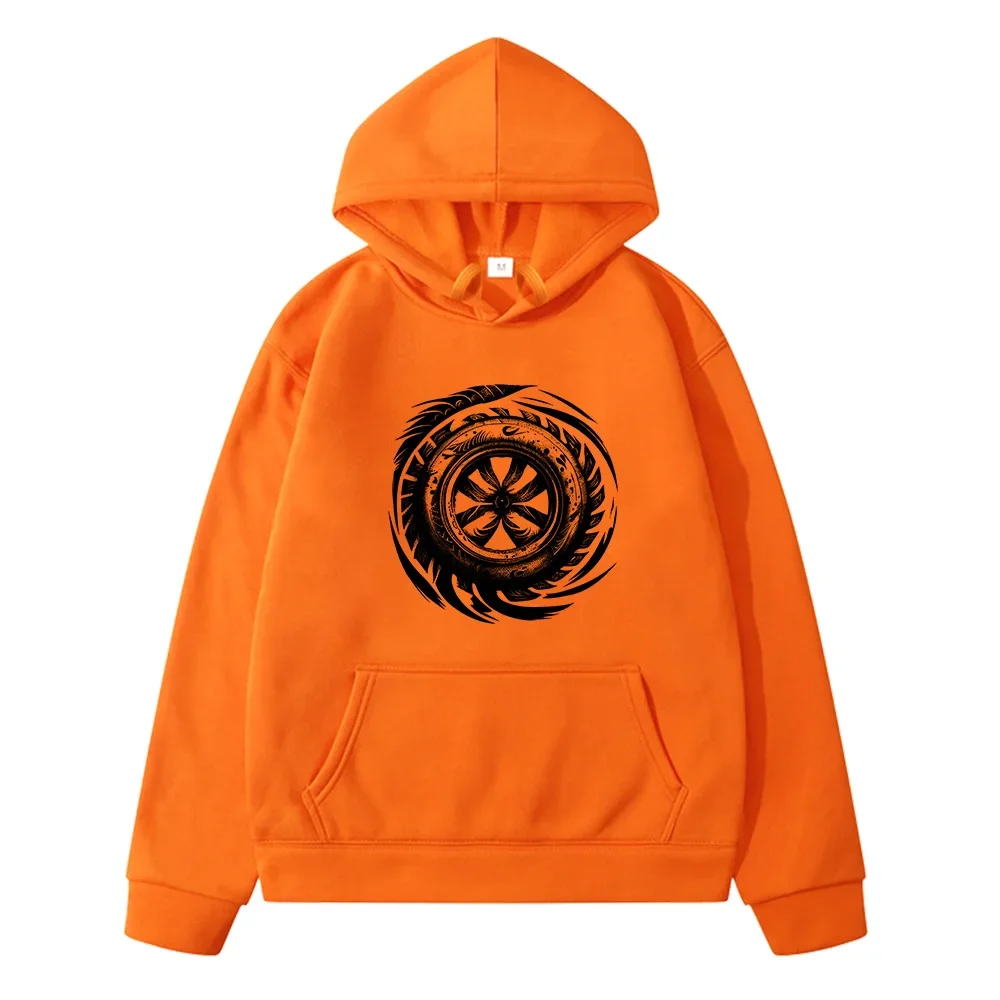 Hot Wheels Hoodies Men Harajuku Graphic Classic Tires Original Sweatshirts High Quality Boys and Girls Creative Tops Long Sleeve