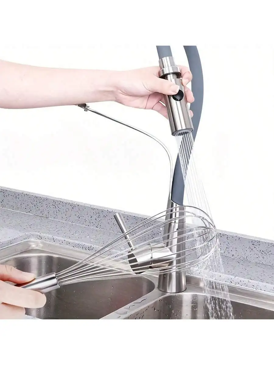 1 шт., венчик, венчик для взбивания яиц из нержавеющей стали, блендер, миксер, для растушевки, взбивания и перемешивания, инструменты для выпечки, кухонный гаджет