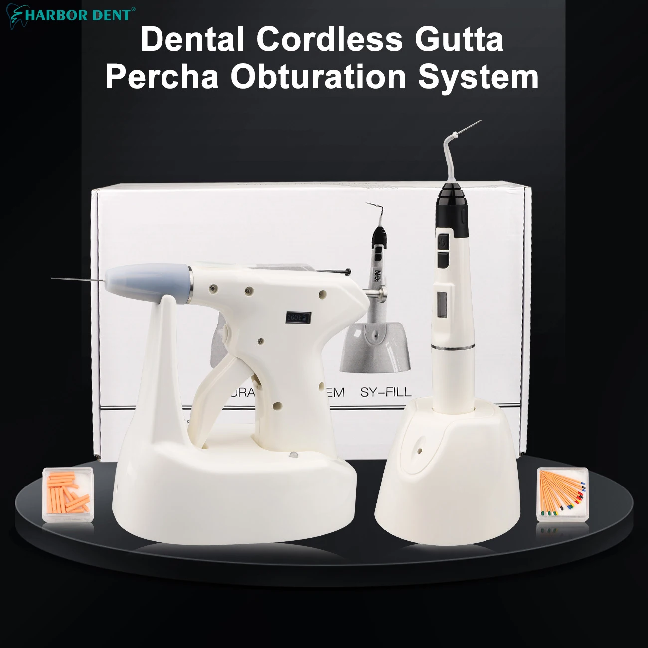 

Dental Endo Obturation System Hot Melt Filling Gun Pen 4PC Heating Temperature Pen Tips Endodontic Dentist Equiment Filling Tool