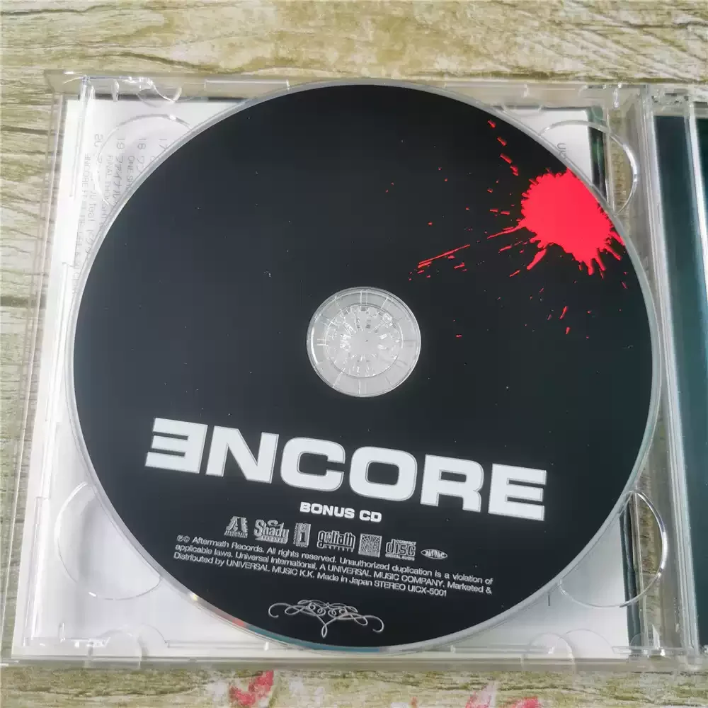 CD Eminem Encore Fusion of Hardcore Rap, Narrative Lyrics en Pop Arranger 2004, Japan Limited Edition