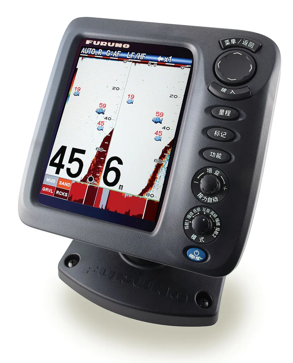 Kolorowy wyświetlacz LCD 5,7 cala 600 W 50 i 200 KHz Echo Sounder Fish Finder Elektronika morska Zgodność z nawigacją morską