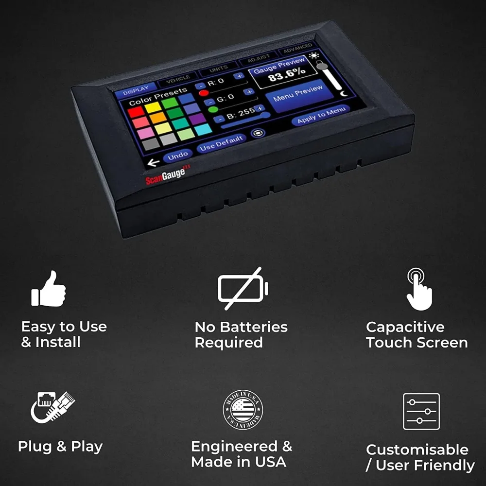 3 All New Touch Screen OBD2 Code Reader, Digital Gauges & Trip Computer with WiFi Updates SG3