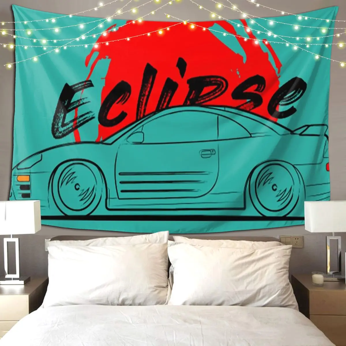 الكسوف 3 3G الكسوف نسيج الفن الجدار الشنق الجمالية ديكور المنزل المفروشات لغرفة المعيشة غرفة نوم غرفة النوم #3