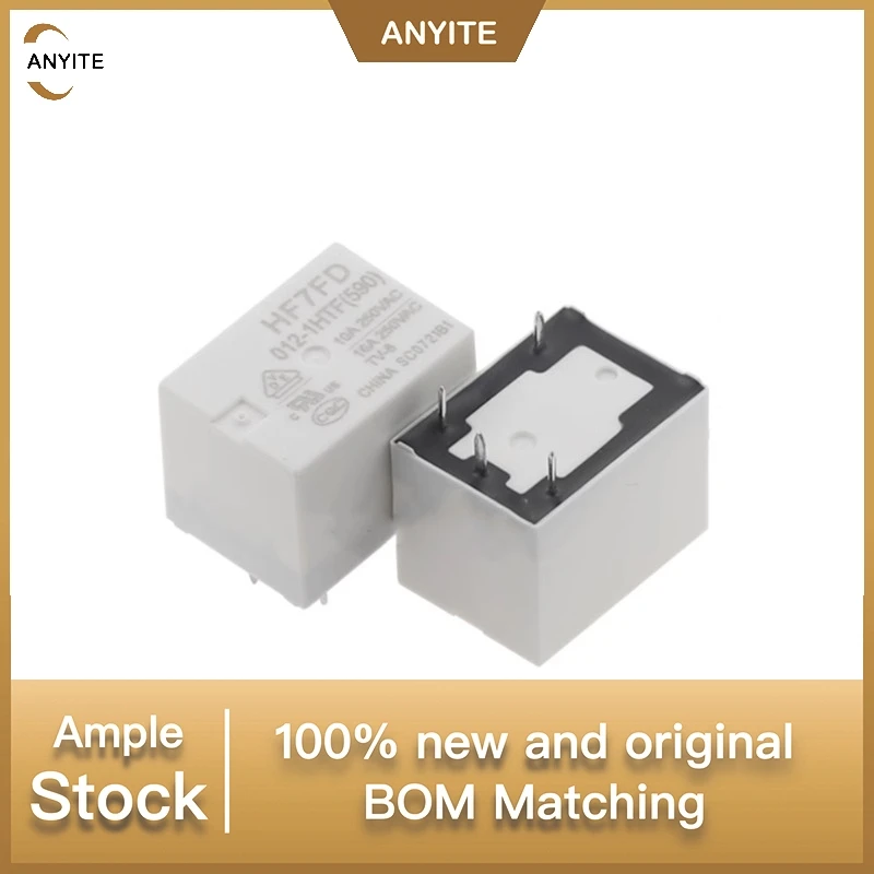 New 10Pcs/LOT  HF7FD-005-1HTF(590)    HF7FD-012-1HTF(590)    HF7FD-024-1HTF(590)