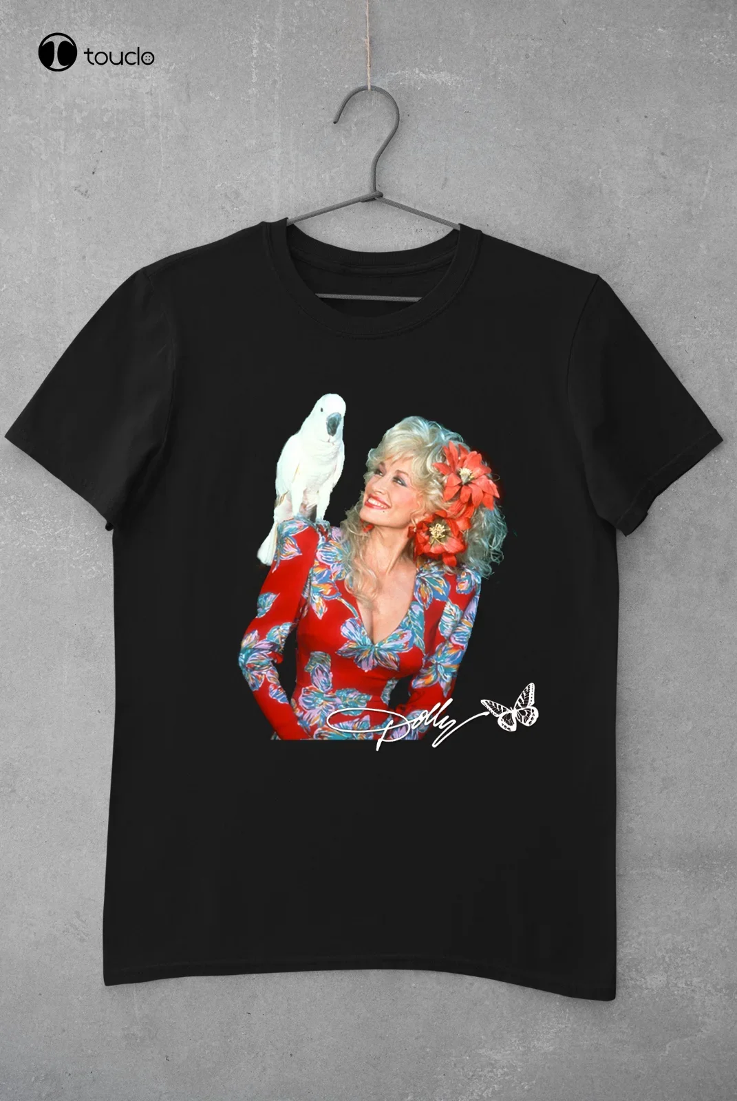 Rare Dolly Parton Singer T-Shirt Print Signature Dolly Tee All Size