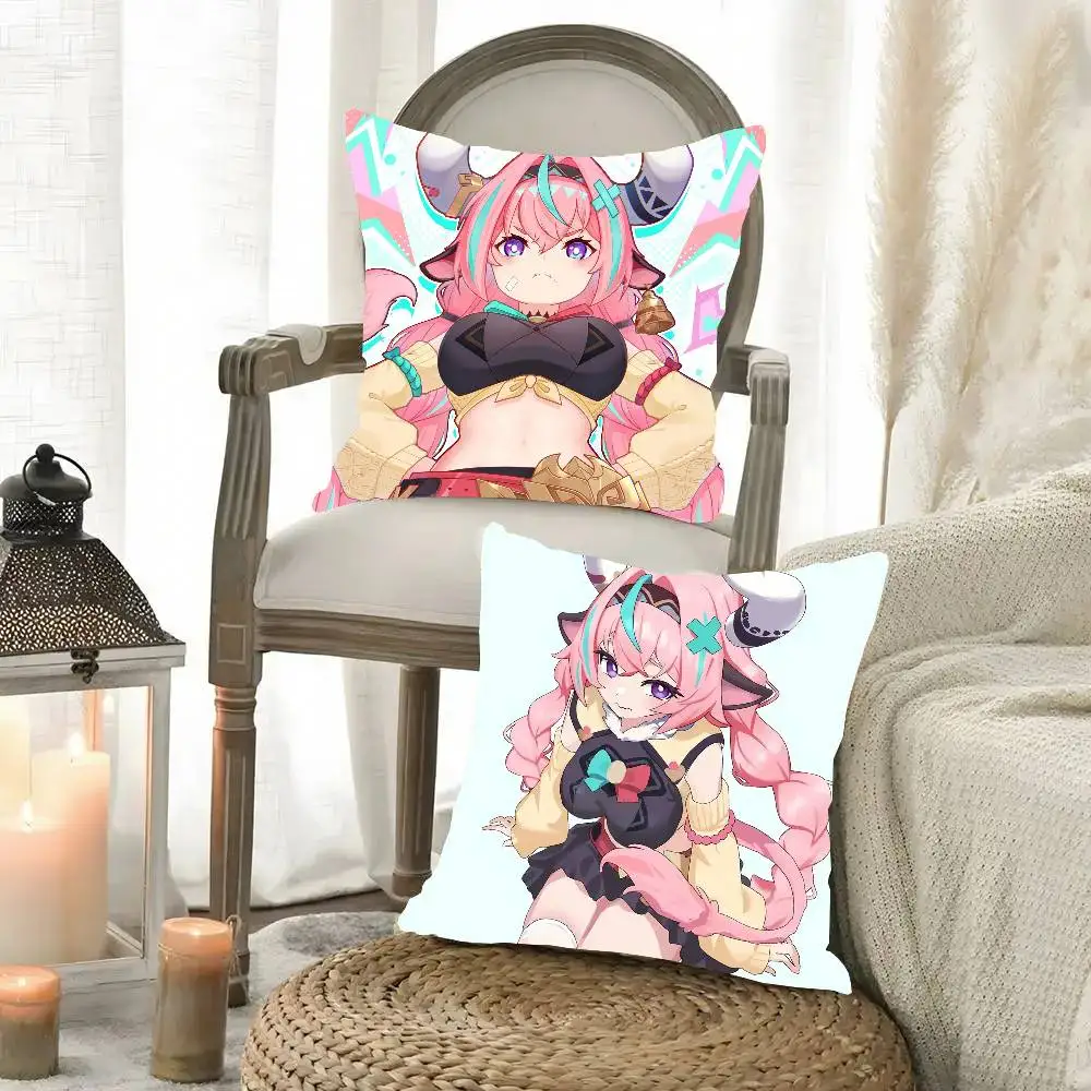 Varesa Anime Game Genshin Impact Pillow Case Fashion Square Pillowcase Bedroom Sofa Room Ins Decoration Leisure