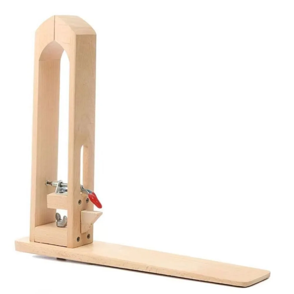 Adjustable Foldable Wooden Clamp Wood Hand Stitching Leather Tool Wood Sewing Clip Extended Base Plate Durable