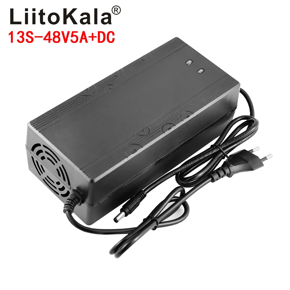 Imagem -04 - Liitokala-bateria do Íon do Lítio para a Bicicleta Elétrica Bateria do Trotinette Xt60 48v 48v 5a Carregador 13s9p 48v 45ah 21700 5000mah