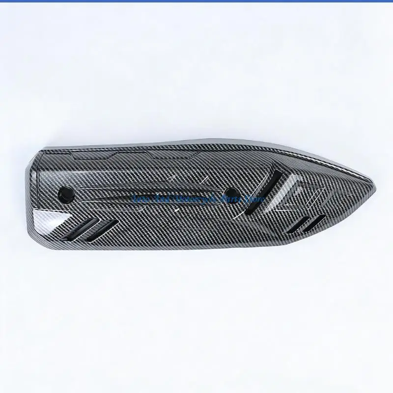 P9FD Plastic Exhaust Heat Guard Cover for NS150LA Motorcycles Heat Resistant Simple Attach Decorative Upgrade
