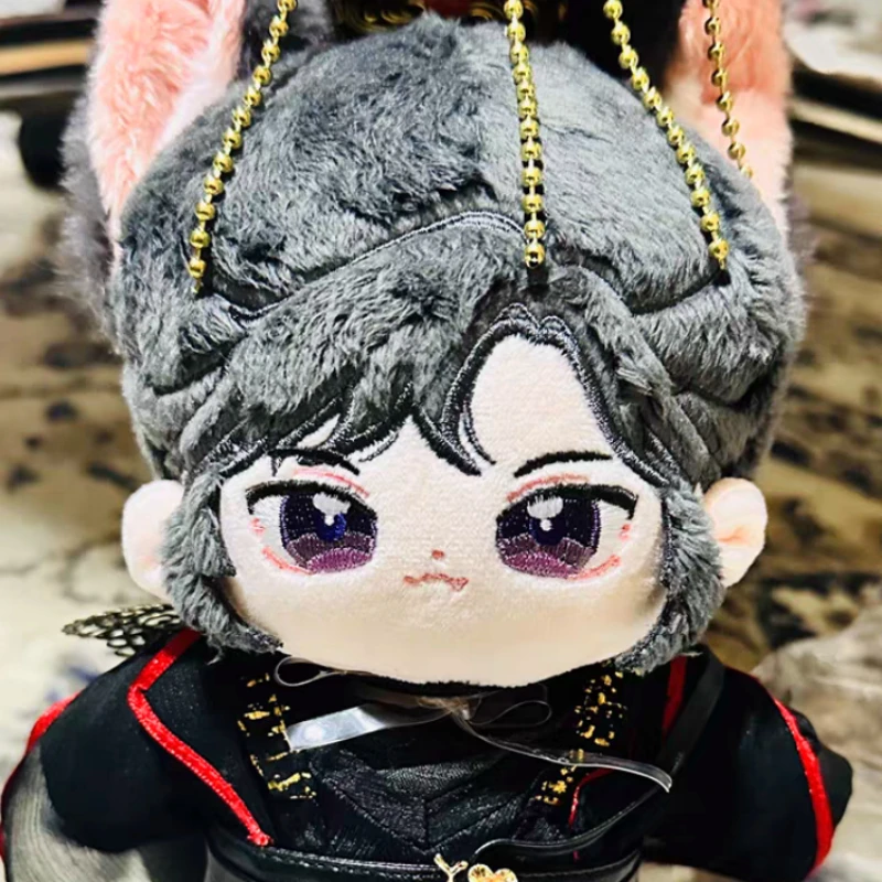 Soft Stuffed Sitting Cospaly Dress Up DollsG Anime Figure The Husky And His White Cat Plush Toys Shizun Chu Wanning Mo Ran Cute