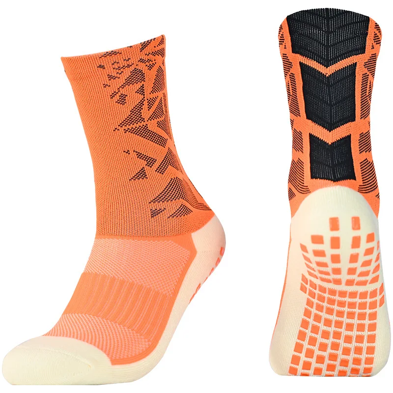 Socks Fashion Outdoor Compression Sports Running Athletic Football Soccer Socks Basketball Anti Slip Socks with Grips