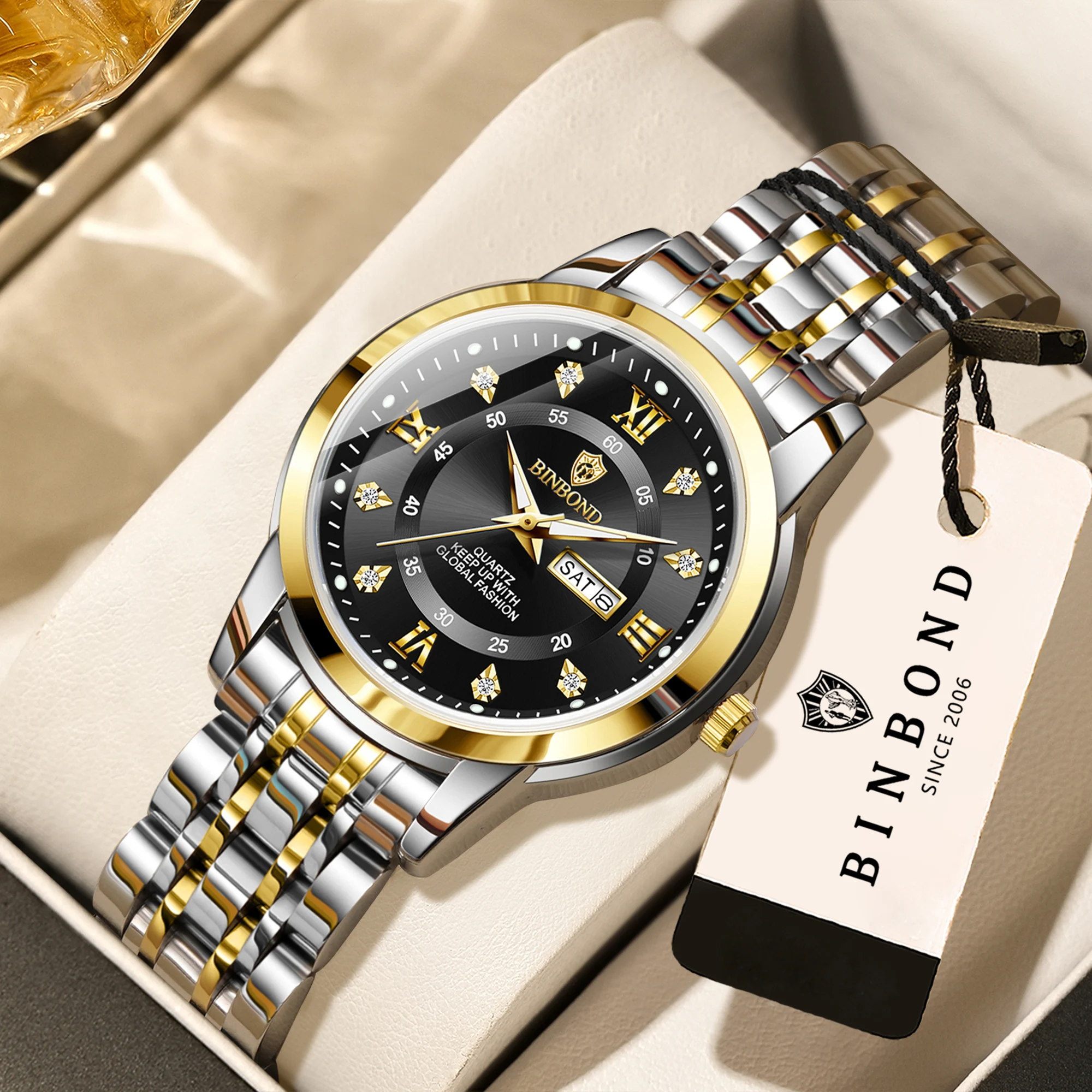 Men's Original Quartz Watch, Waterproof Luminous Design