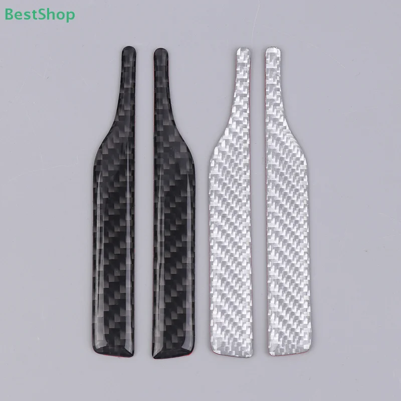 ☆Car Rearview Mirror Anti-collision Strips, Carbon Fiber Reflective Mirror Scratch-resistant Stickers,Auto Parts