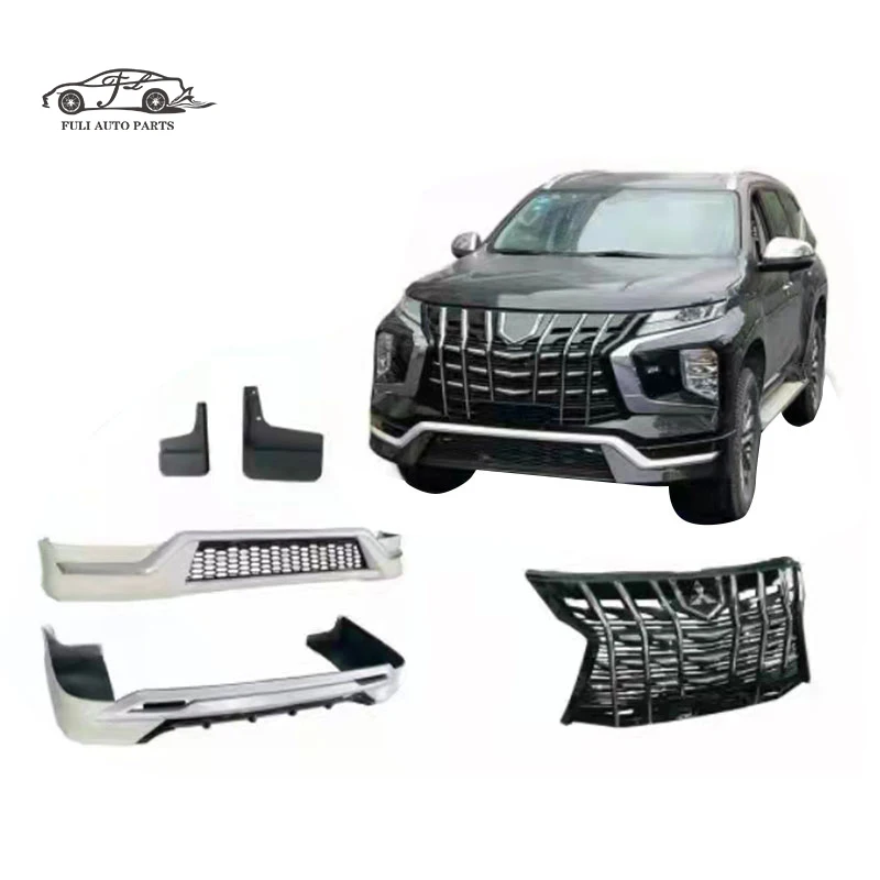 FULI Exterior accessories Car body kit full set Car Bumpers Front lip Rear lip With Grille For Mitsubishi Pajero sport 2021