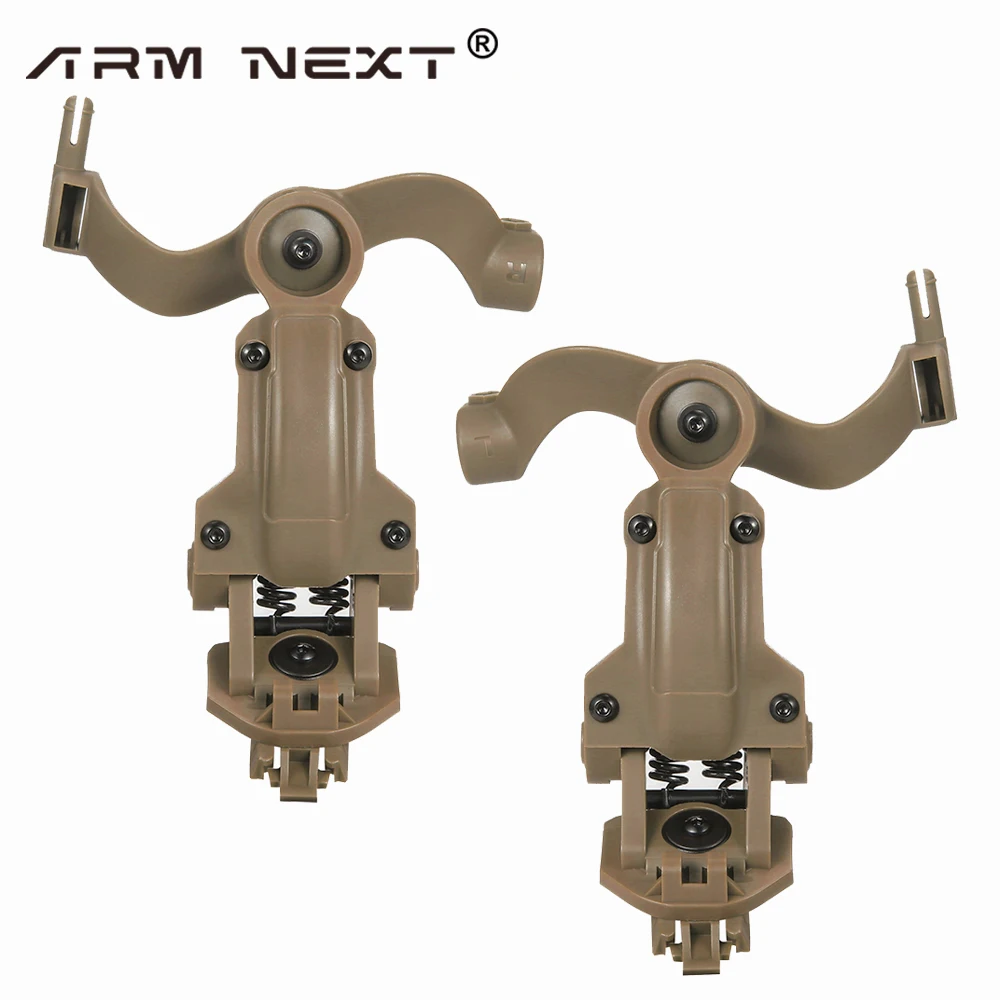 Headset Bracket Multiangle Rotation Helmet Rail Adapter Fit OPS Core ARC and Team Wendy M-LOK Rail Headphone Mount