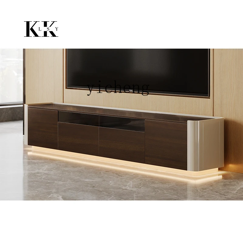 XL Italian luxury living room TV cabinet coffee table combination high-end modern simplicity