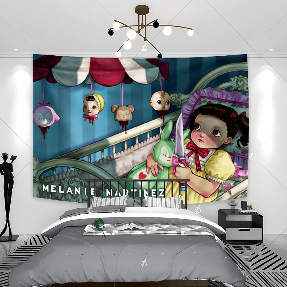 New Melanies Martinezs Crying Child Tapestry Home Decorating Room Cute Girl Bedroom Painting Background Cloth