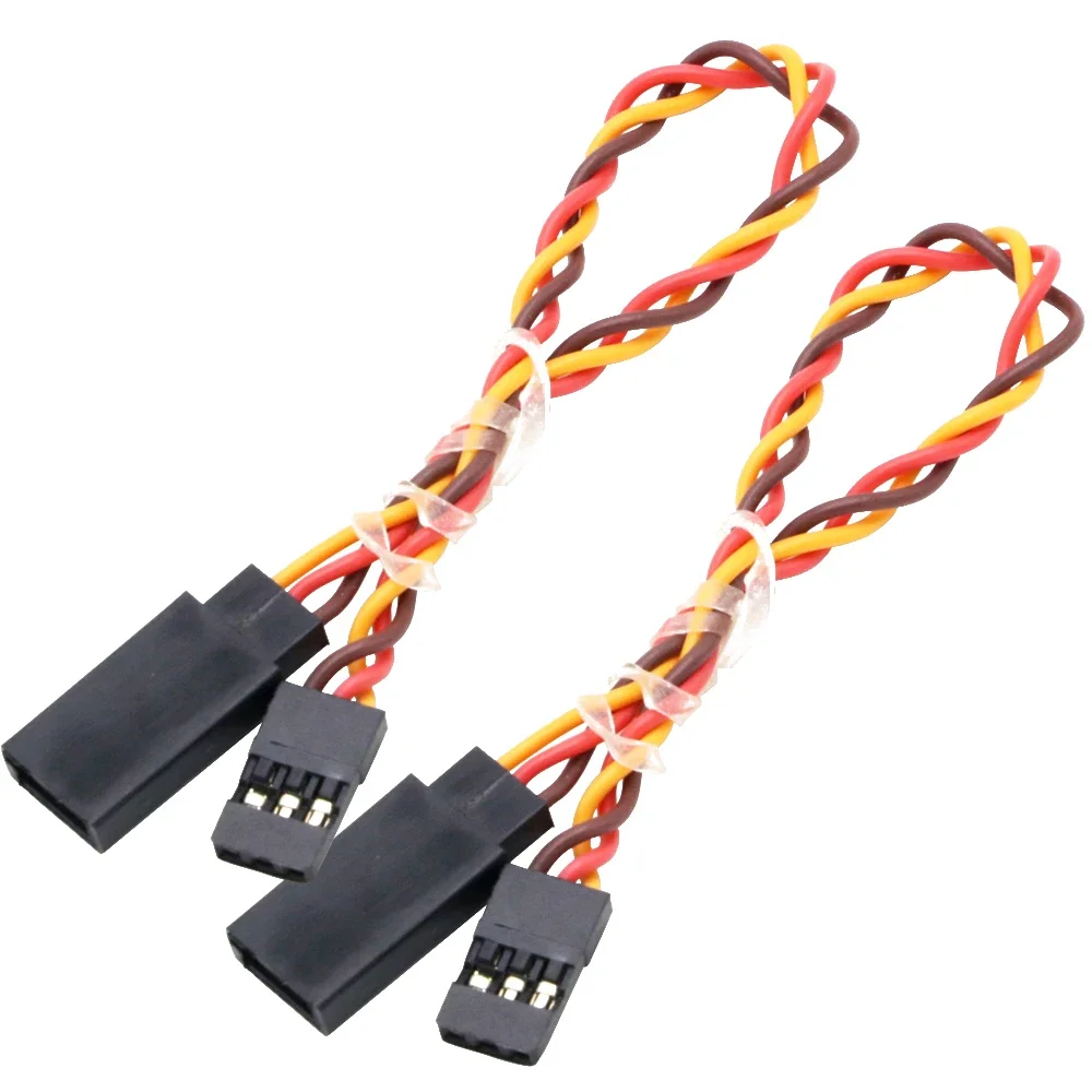 10pcs/lot 10/15/20/30/50/100cm Anti-interference Servo Extension Cable 30 Core For Futaba & JR Servo Helicopter Car Part Toy