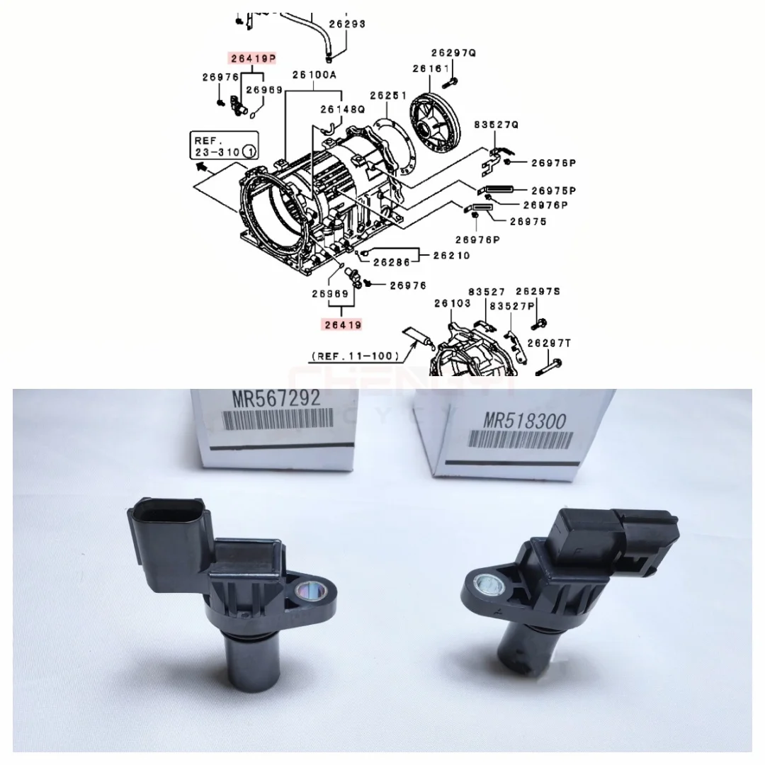 1PCS Transmission Odometer Meter Speed Sensor Fit For Pajero Montero Shogun V73W V93W V97W MR567292 MR518300 8651A027 MD759164