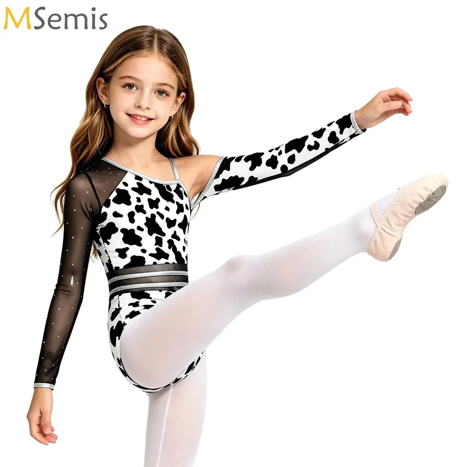 

Kids Girls Caveman Costume Ballet Gymnastics Leotards Dance Unitard Leopard Gym Jumpsuit Bodysuit Halloween Stage Performance