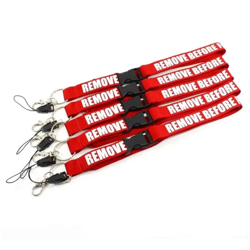 Wholesale 10PCS 2 in 1 Detachable Neckband Keychain Mobile Phone Lanyard Sling Badge Anti-lost Badges ID Cell Rope Neck Straps