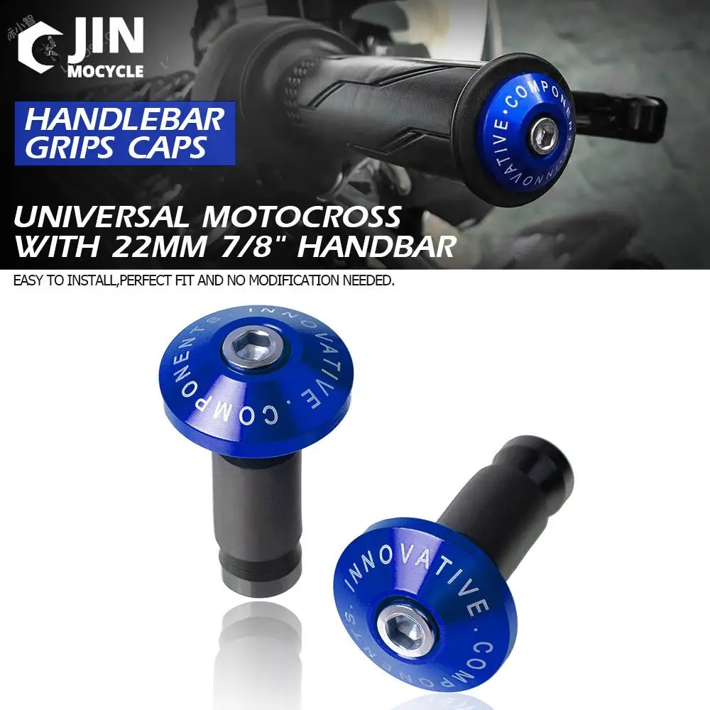 Motocross Handlebar Grip Cap Grips End Plugs For Yamaha WR 250F 450F YZ 250FX 450FX WR250F WR450F YZ250F YZ450F YZ250 FX YZ450FX