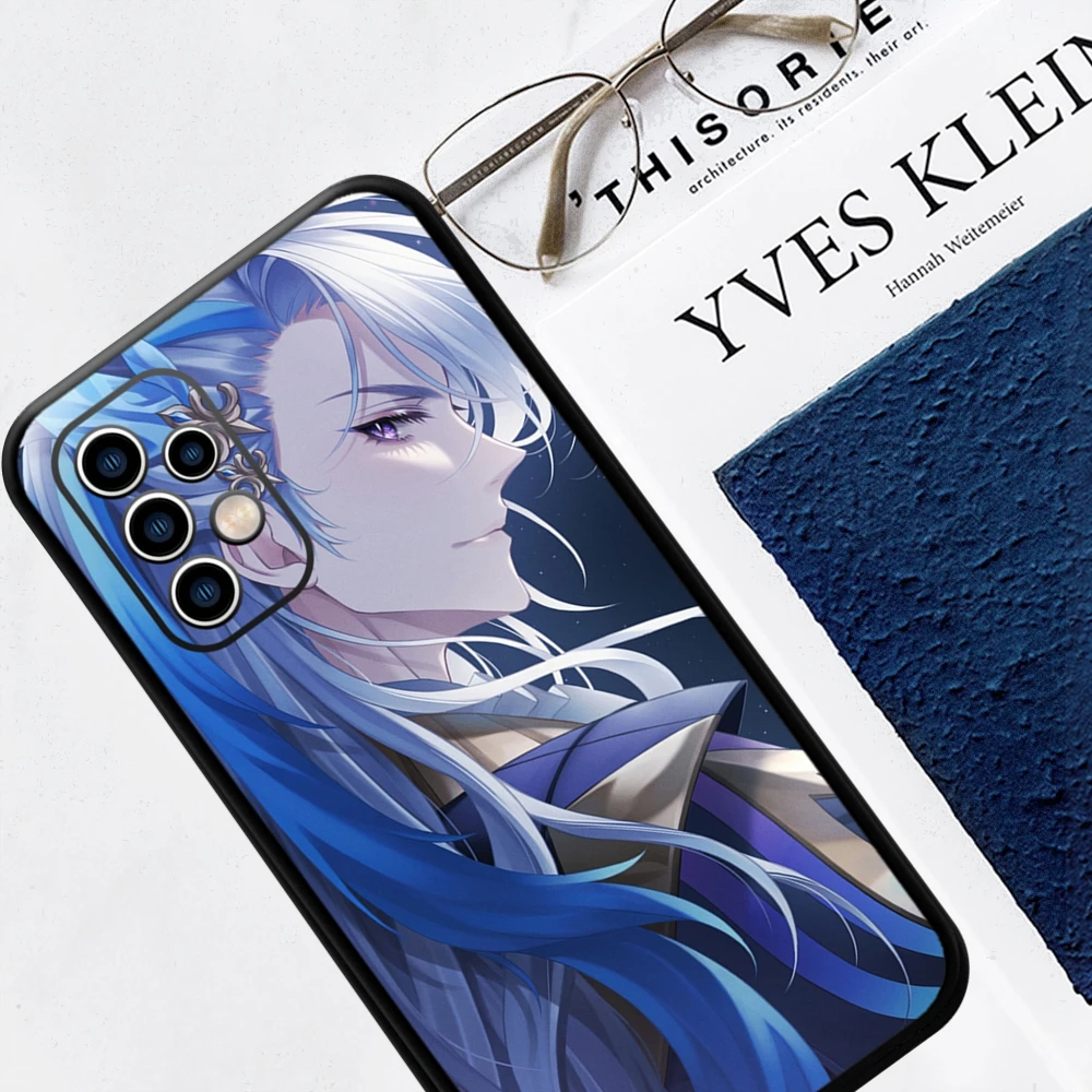 Genshin Impact Neuvillette Quality 5stars Hydro Phone Case per SAMSUNG Galaxy A54 53 52 51 F52 A71 note20 ultra S23 M30 M21