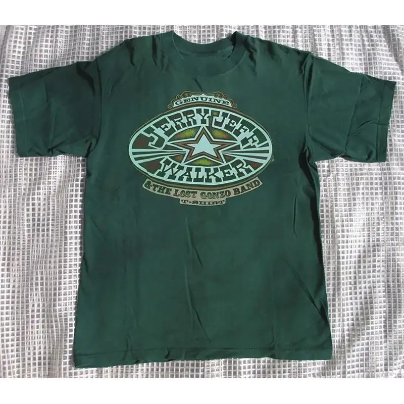 

Jerry Jeff Walker Concert 1970s T Shirt Guitar Tour S 5XL TMB3284