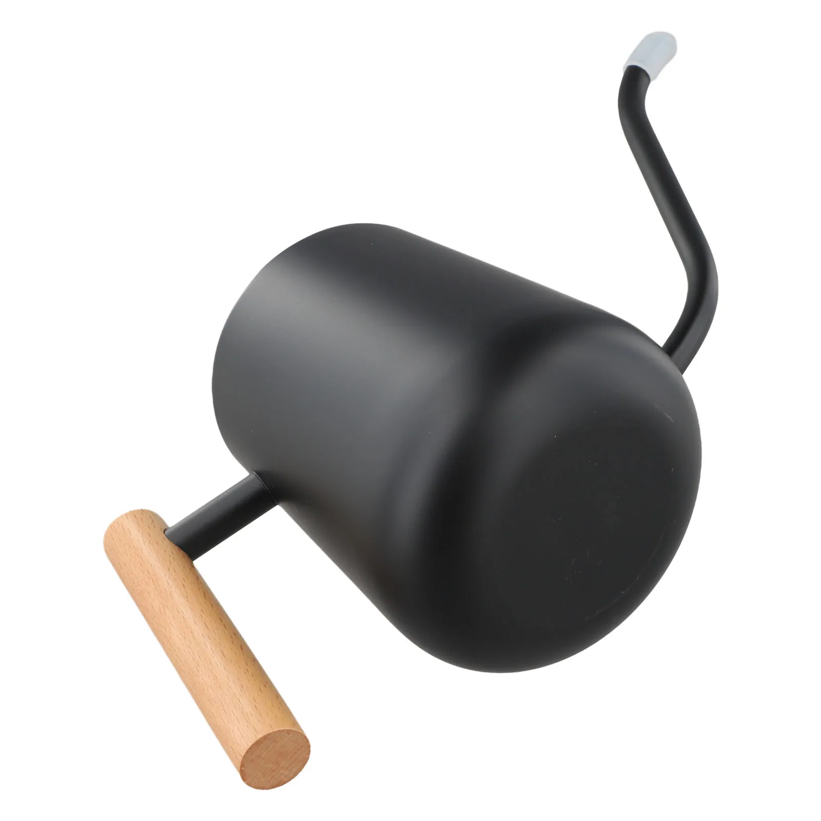 

1000ml Stainless Steel Watering Kettle for Plants Ergonomic Wooden Handle and Long Spout Design for Indoor and Outdoor Use