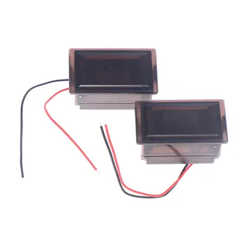 藍色/紅色液晶數位電壓表 12V 24V 60V 72V 防水電動車電池容量指示器 5.5*3.2cm 12 最佳銷售 12V顯示屏 - №10