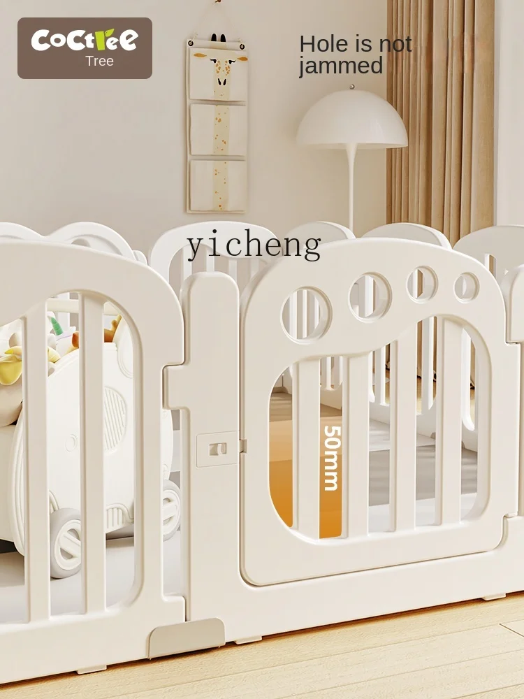 Tqh Baby Fence Baby Fence Living Room Children's Ground Game Climbing Pad Safety Toddler Fence Indoor Home