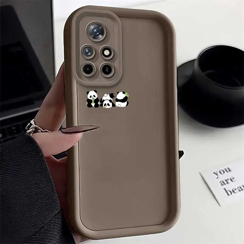 Note11 Cute Panda Sky Eye Ladder Phone Case For Redmi Note 11S 10 10S 10T 10Pro 9 9T 9S 9Pro 9Pro 8 8Pro 7 7Pro 7S Cover