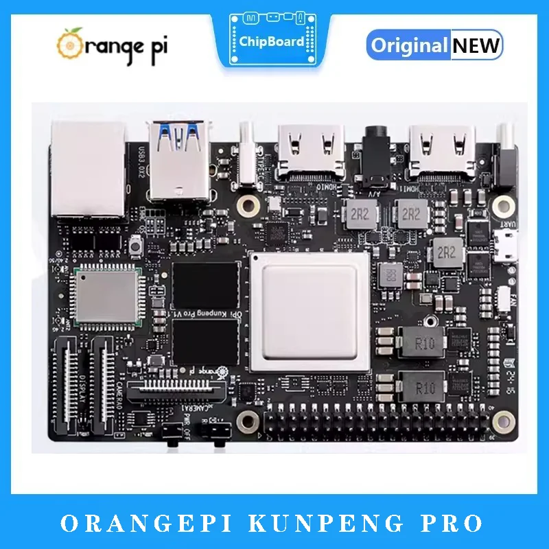 Imagem -02 - Orangepi Kunpeng Pro Development Board Suportes de Potência Computacional Sistemas Pré-instalados 4k Duplos 8tops