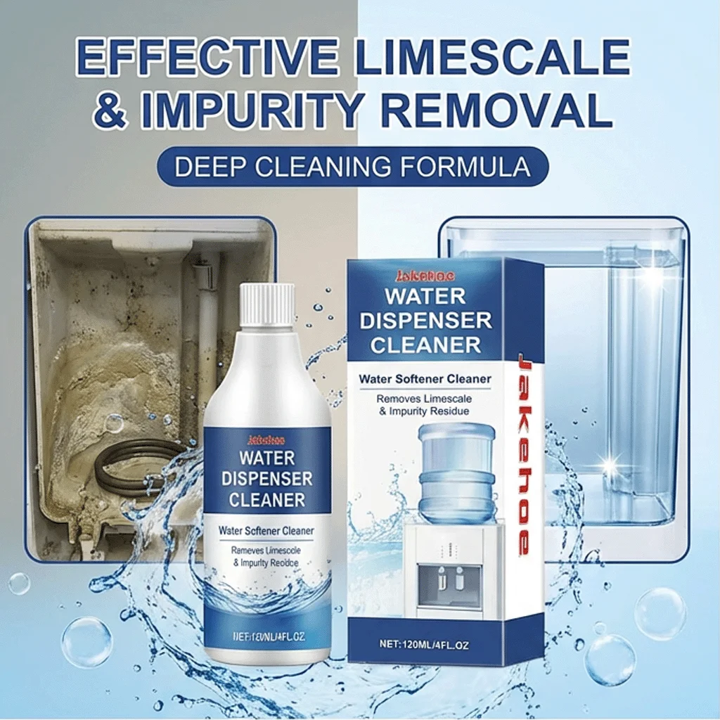 Water Dispenser Cleaner Liquid Descaler for Home Office Machine Water Cooler Limescale Remover Cleaning Agent Safe Odorless 120m