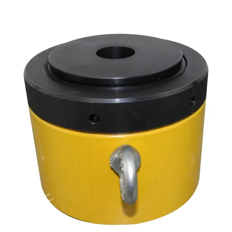 CLP-602 60Ton Single Acting Ultra-Thin Nut Locking Hydraulic Cylinder Jack, 50mm Stroke, 70MPa, for Construction &