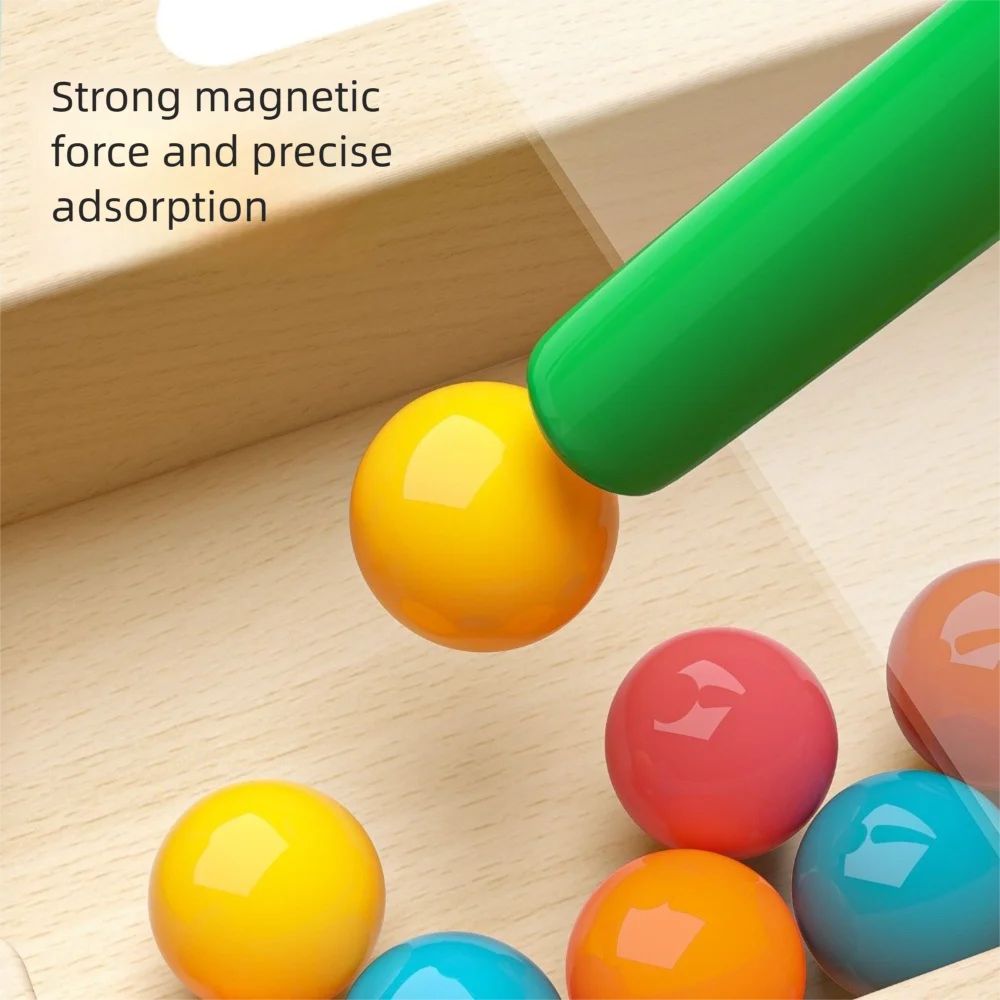 1 Zestaw Wczesna Edukacja Puzzle Gra Labirynt Cyfrowa Klasifikacja Kolorów Labirynt Kula Magnetyczna Kolorowa