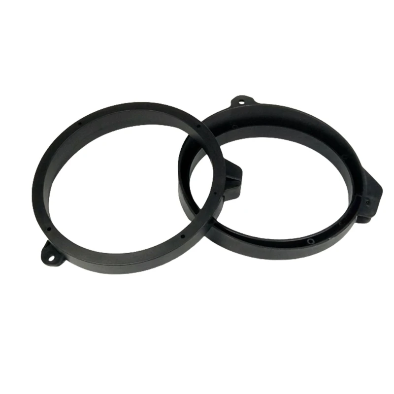 652F Noise Reducing Speaker Gasket Pair ABS Anti Rust Construction Horn Vibration Dampener Spacer Simple Installs for Auto