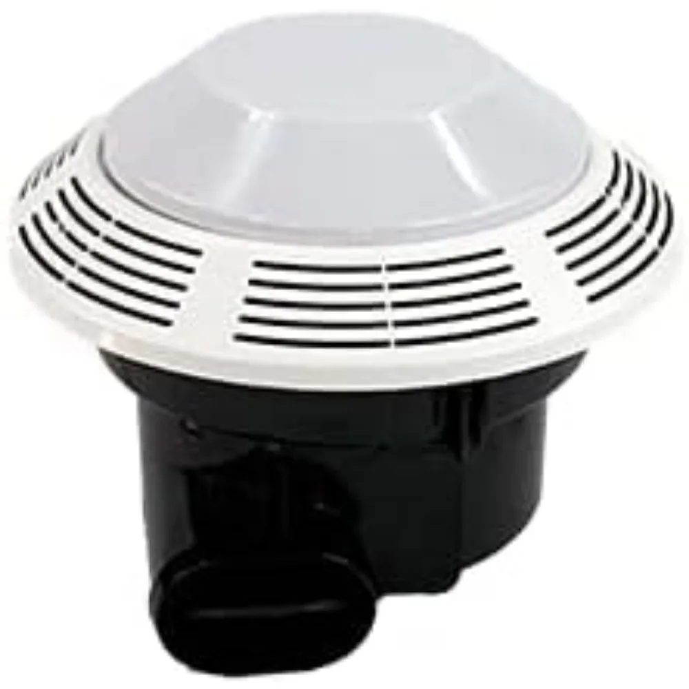 Ventilatore di scarico laterale illuminato, 50 CFM, diametro 280 mm, ad alta efficienza energetica per la casa e la cucina