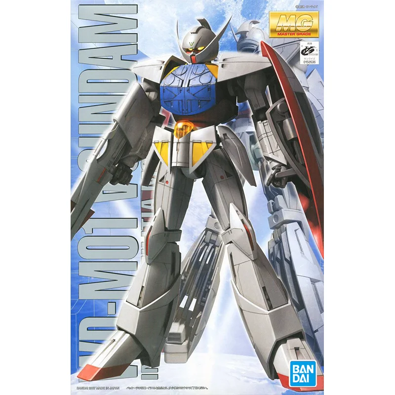 Original Genuine MG 1/100 WD-M01 Turn A Gundam Bandai Anime Model Toys Action Figure Gifts Collectible Ornaments