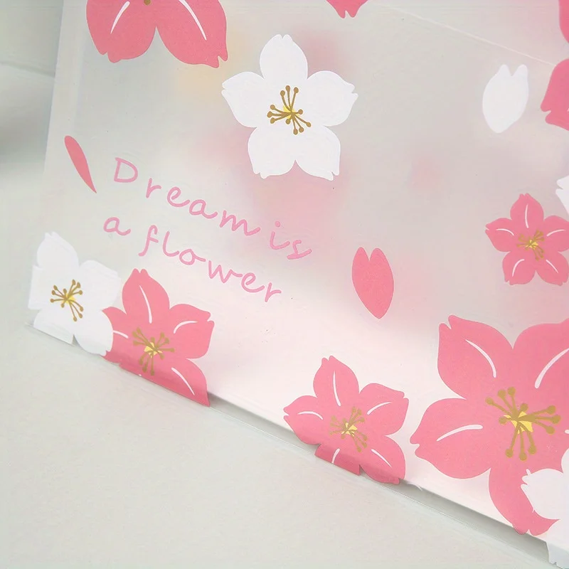 حقيبة حمل Floral Dream - تصميم أنيق "Dreams Are Flowers"، مثالي لتغليف هدايا عيد الميلاد وعيد الميلاد وعيد الشكر