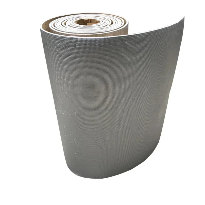 1 Roll 50*200cm Aluminum Foil Cotton Car Thermal Insulation Film Car Truck Thermal Insulation Muffler Pad Fire Protection Foam