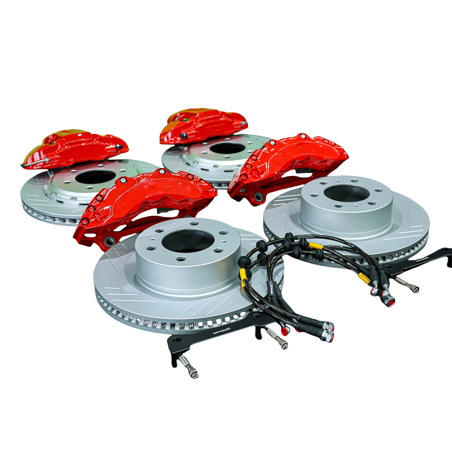 For Audi rs3 brake disc motion system large brake kit 6 pot brake calipers