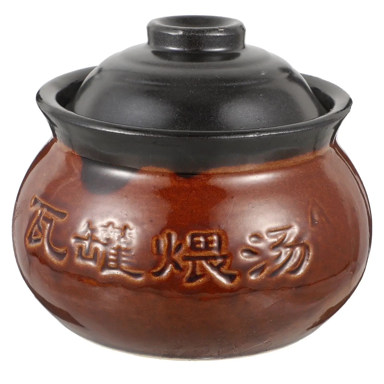 250/800ml Casserole Soup Clay Stew Pots Rice Noodle Porridge Milk Cooking Pot Pottery Pot Kitchen Gadgets