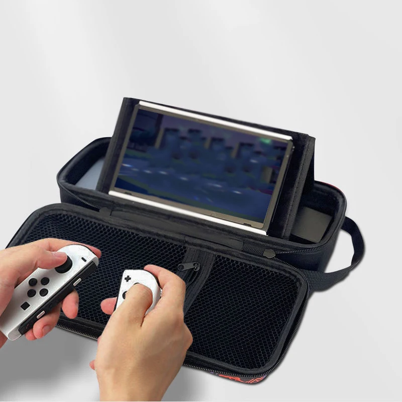 for Switch storage bag, Switch OLED protective cover, NS charger base portable hard bag NS bracket bag image 4
