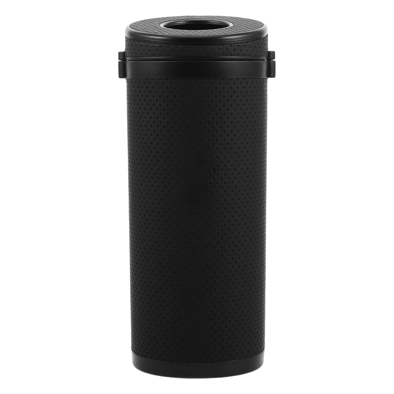 

PU Car Tissue Holder Round Cylinder Box Tissues Case Paper Napkin Storage Organizer Compact Design for Vehicle Interior