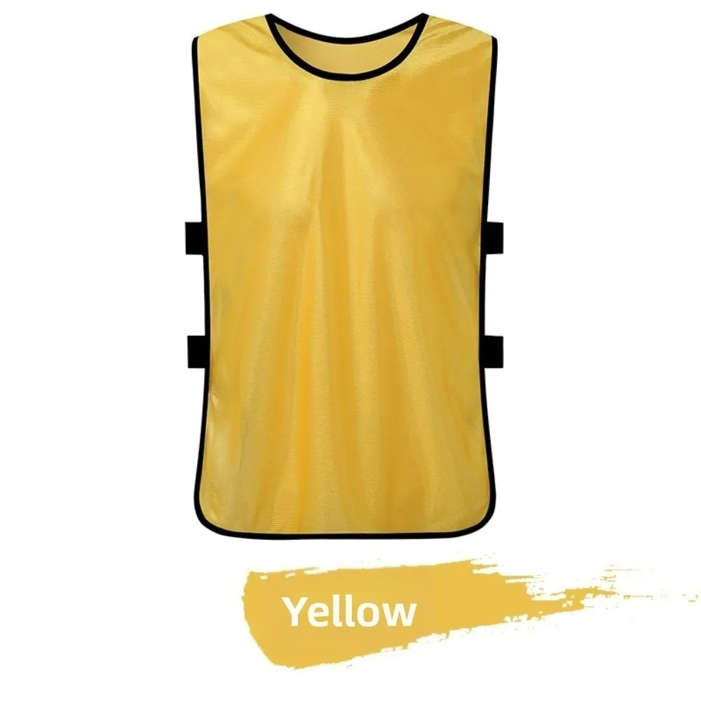 Quick Drying Sports Training Vest Sweat Uptake Mesh Fabric Soccer Vest 35*56cm Size Custom Printed Logo Practice Bib Vest