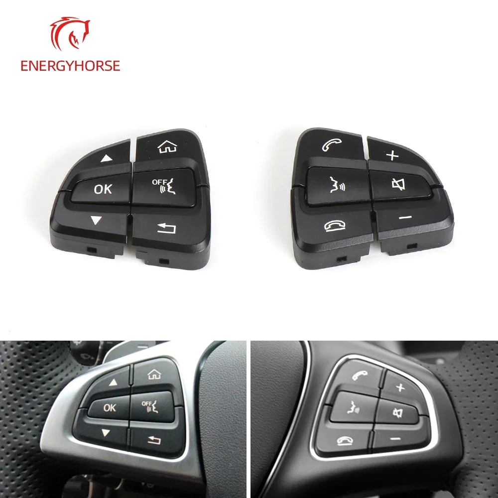 

For Benz GLC C Class Steering Wheel Switch Buttons Car Multi-function Switch Buttons For Mercedes W205 W253 C180 C200 GLC300